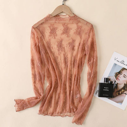 The Afterglow Mesh Top