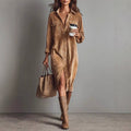 The Sunday Stroll Corduroy Dress