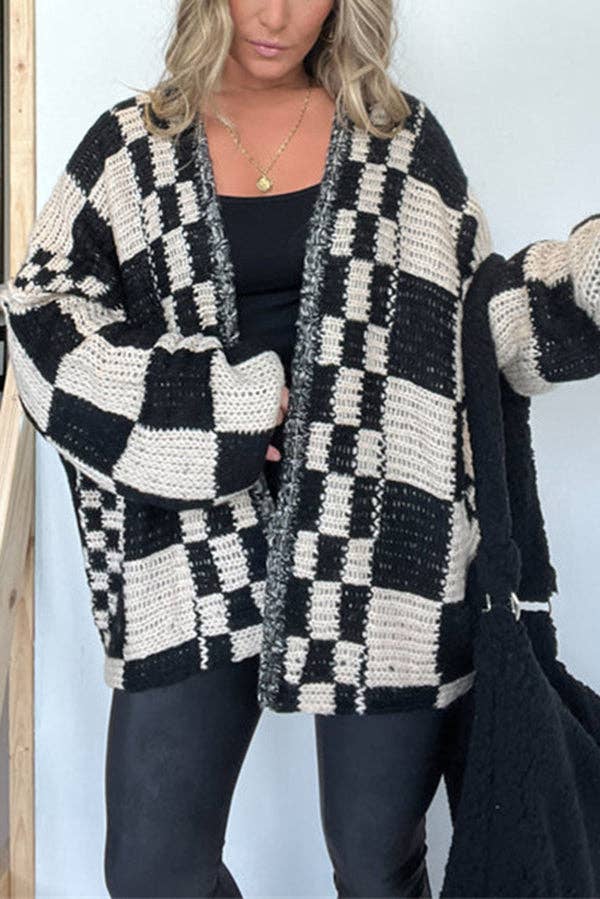 The Checkmate Cardigan