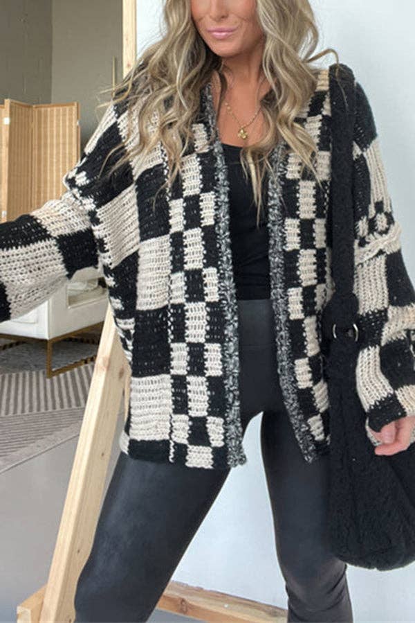 The Checkmate Cardigan