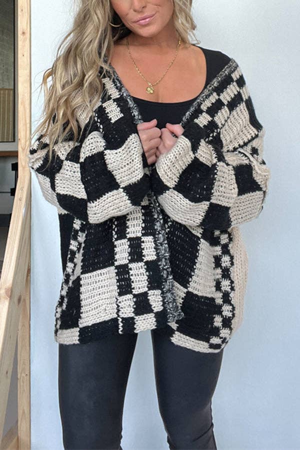 The Checkmate Cardigan