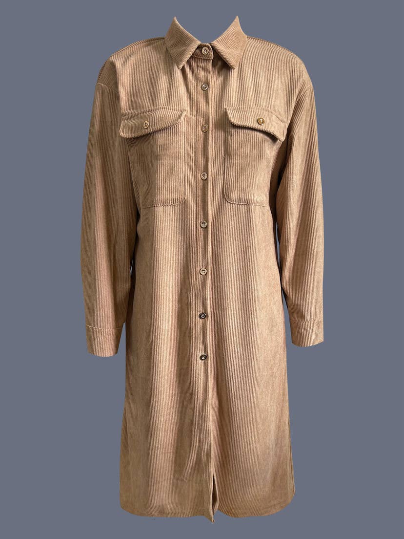 The Sunday Stroll Corduroy Dress
