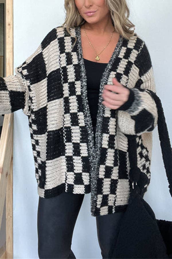 The Checkmate Cardigan